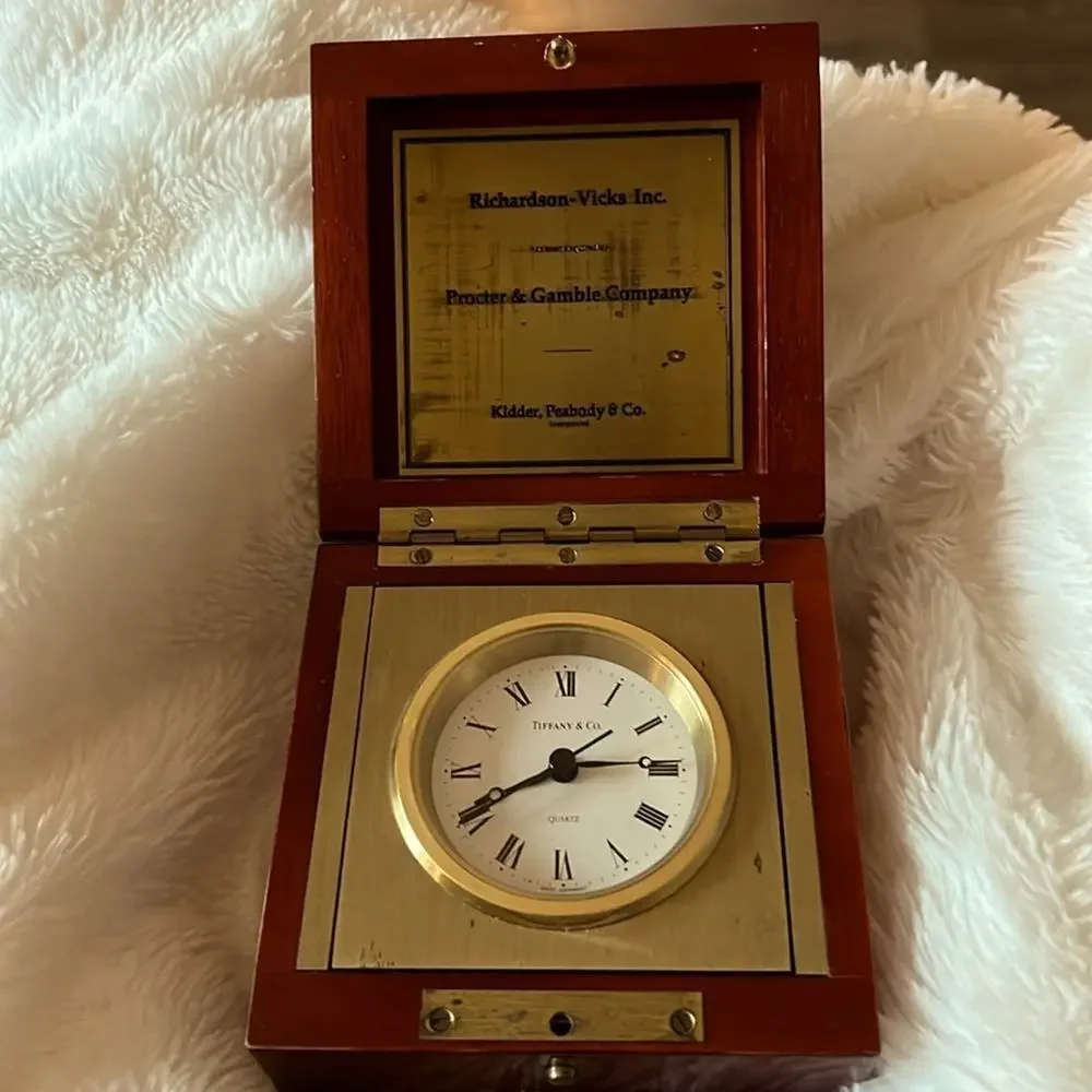 Vintage Tiffany & Co Desk Clock